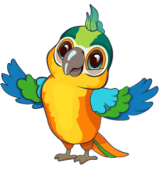 Попугай AFS — маскот академии